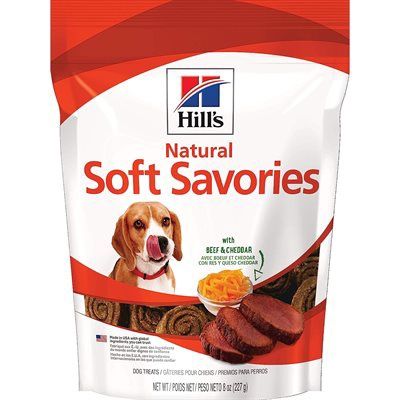 Hill’s Natural Soft Savouries Beef and Cheddar Dog Treats