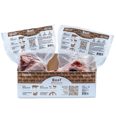 RED DOG BLUE KAT Beef Knuckle Medium Frozen Bones 1ct