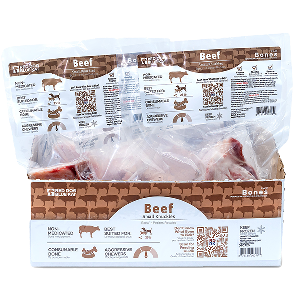 RED DOG BLUE KAT Beef Knuckle Small Frozen Bones 1ct