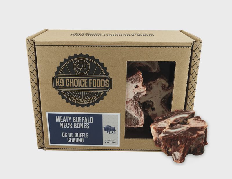 K9 Choice Foods® Buffalo Neck Bones Frozen Dog Bone 3 lb