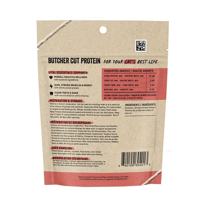 Vital Essentials® FreezeDried Chicken Brst Cat Trts 1 oz