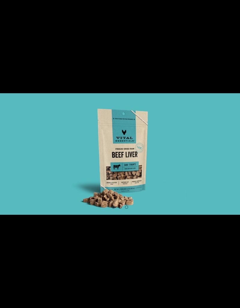 Vital Essentials® FreezeDried Beef Liver Dog Trts 2.1 oz