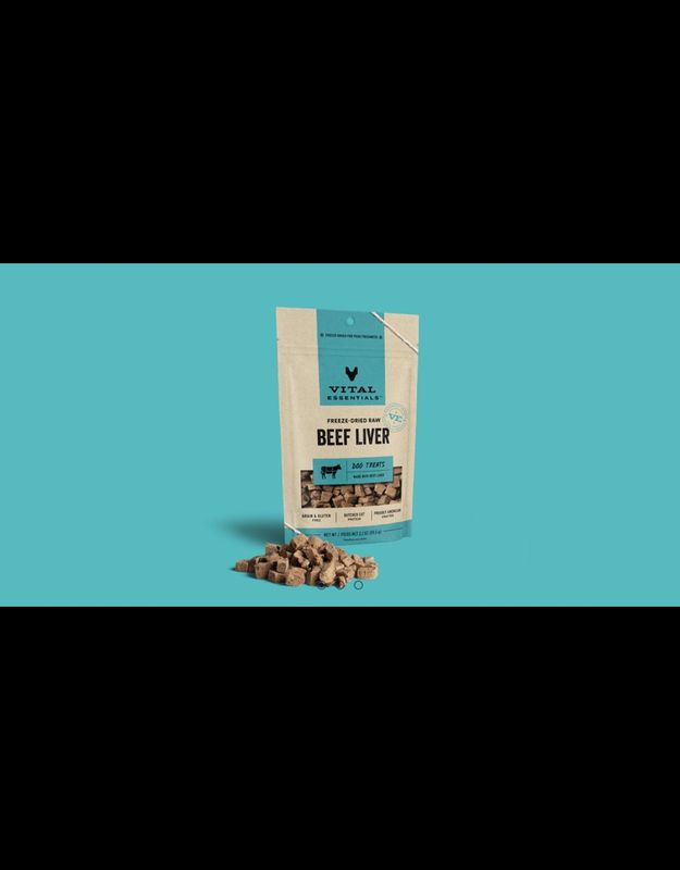 Vital Essentials® FreezeDried Beef Liver Dog Trts 2.1 oz