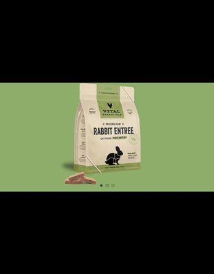 Vital Essentials® Frozen Raw Rabbit Entrée Mini Patties Cat Food 28 oz