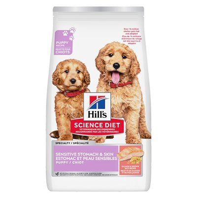 Hill&#39;s Science Diet Puppy Sensitive Stomach &amp; Skin Salmon &amp; Brown Rice 13LB