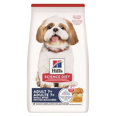 Hills science diet small bites chicken meal recipe adult 7plus 5LB