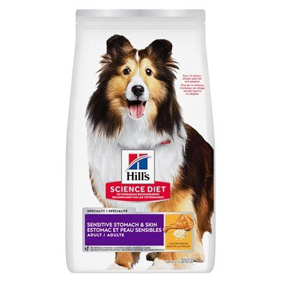 Hill&#39;s Science Diet Adult Sensitive Stomach &amp; Skin Chicken 30LB