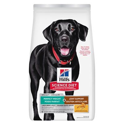 Hill&#39;s Science Diet Adult Perfect Weight &amp; Joint Support Large Breed Chicken 25LB