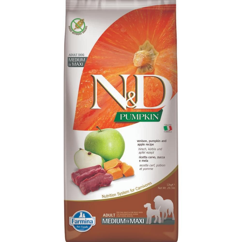 Farmina Pumpkin Venison Apple Med/Maxi Dog 12kg