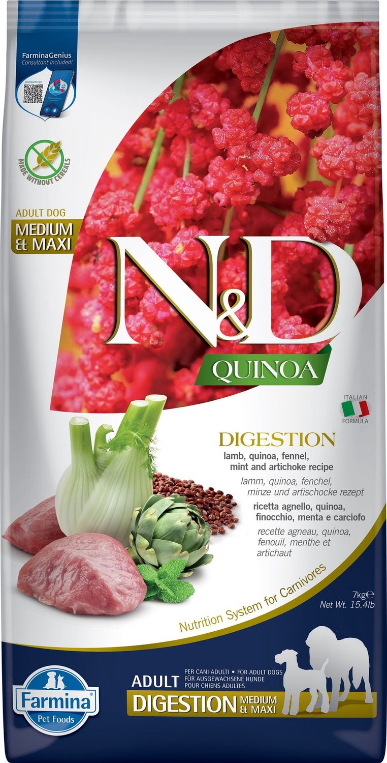 Farmina Quinoa Lamb Digestion Med/Maxi Dog 7kg