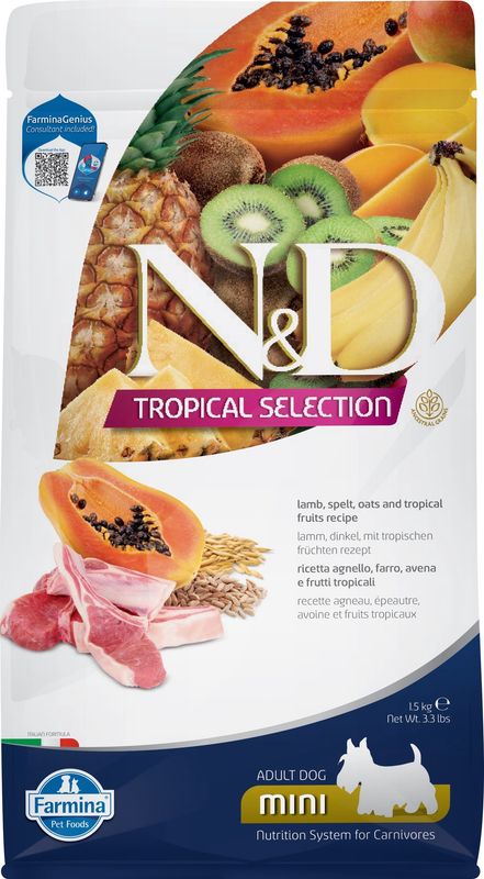 Farmina Tropical Selection Lamb Adult Mini Dog 5kg