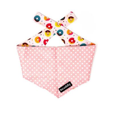 bcuddly reversible bandana- Blush pink-LG