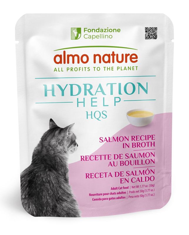 Almo Nature HQS Salmon recipe In Broth 50G
