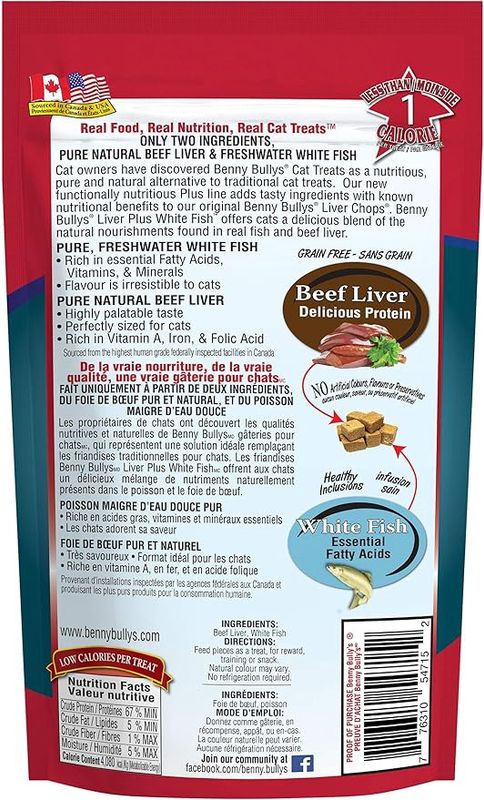 Benny Bully Beef Liver &amp; Real Fish 25G