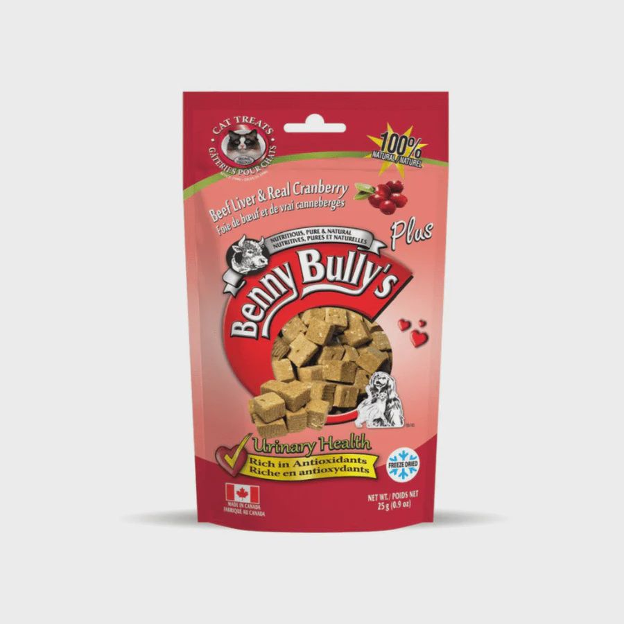 Benny Bully&#39;s Freeze Dried Cat Treats - Beef Liver Plus Cranberry