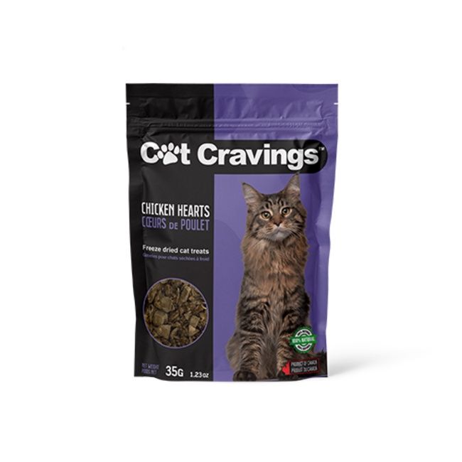 Cat Cravings Chicken Hearts Freeze Dried