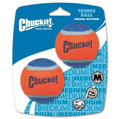 Chuckit! Tennis Ball Med 2pk
