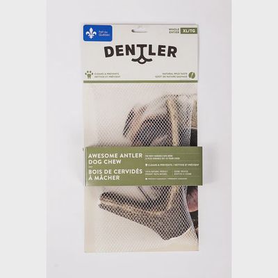 Dentler Antler Dog Chews Whole Natural Xlarge Dog 1pc