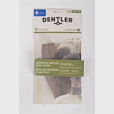 Dentler Antler Dog Chews Whole Natural Xxlarge Dog 1pc