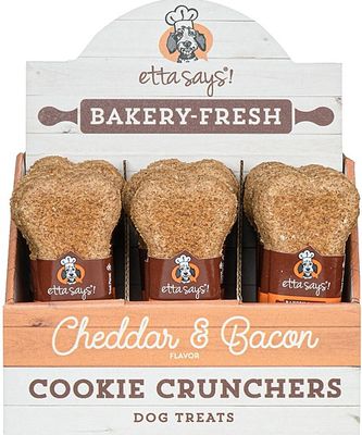Etta Says!® Cheddar &amp; Bacon Cookie Cruncher Dog Treat (1 ct)