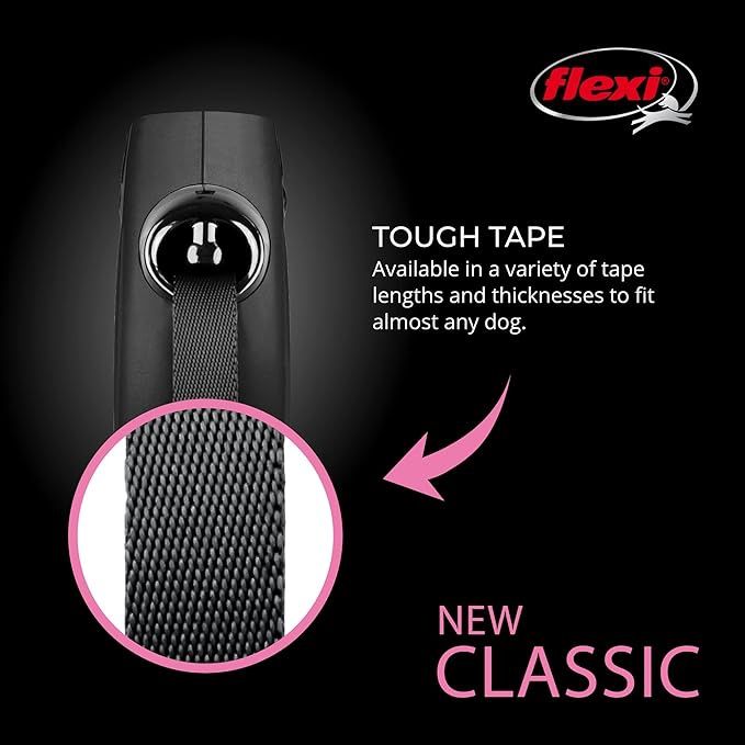 Flexi Large 5m Black New Classic Tape