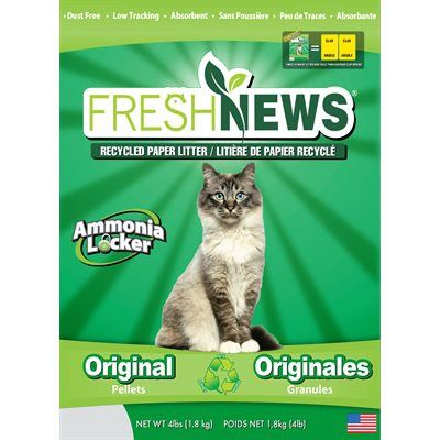 Pestell Fresh News Recycled Paper Cat Litter 12 LB