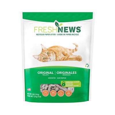 Pestell Fresh News Recycled Paper Cat Litter 4 LB
