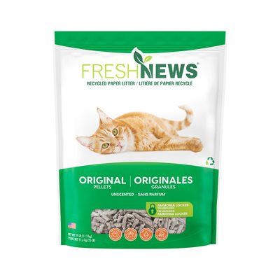 Pestell Fresh News Recycled Paper Cat Litter 25 LB