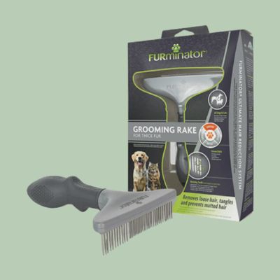 FURminator Grooming Rake for Dogs &amp; Cats
