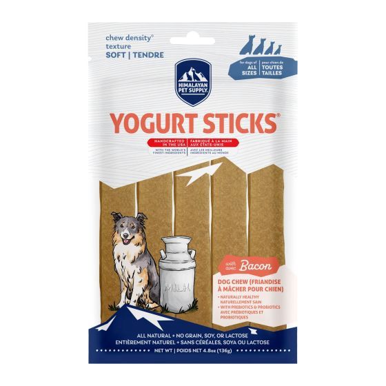 Himalayan Pet Supply Yogurt Sticks With Bacon 4.8OZ