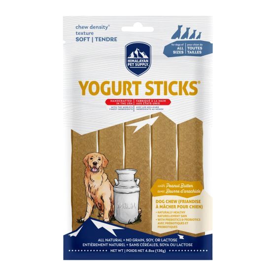 Himalayan Pet Supply Yogurt Sticks With Peanut Butter 4.8OZ
