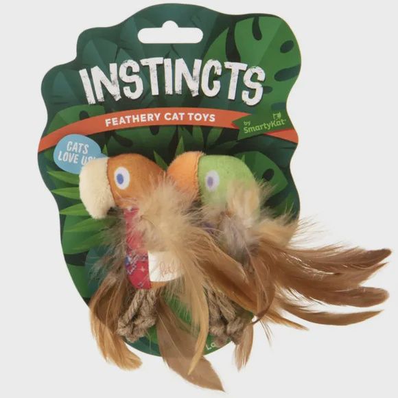Instinct Love Mates \ Fthery Plush HappyNip 2pk