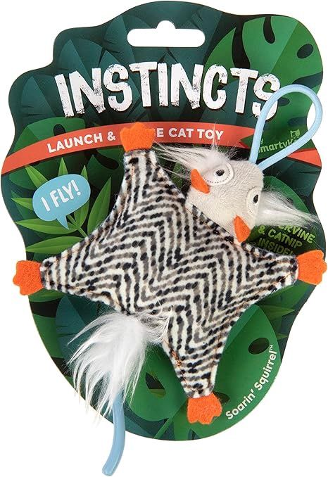 Instinct Soarin&#39; Squirrel \ HappyNip Crinkle Launch/Chase