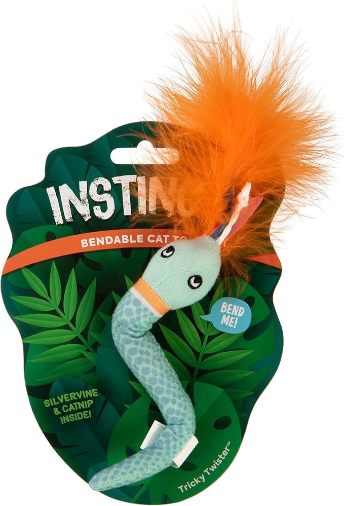 Instinct Tricky Twister \ Bendable HappyNip Plush Snake