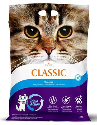 iNTERSAND CLASSICS CAT LITTER Unscented 14Kg