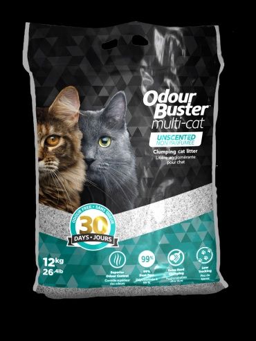 Odour Buster™ MultiCat Premium Cat Litter 12kg
