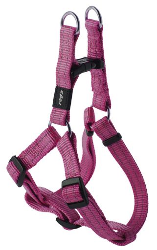 Rogz Utility Medium 5/8-Inch Reflective Snake Adjustable Dog Step-in-Harness