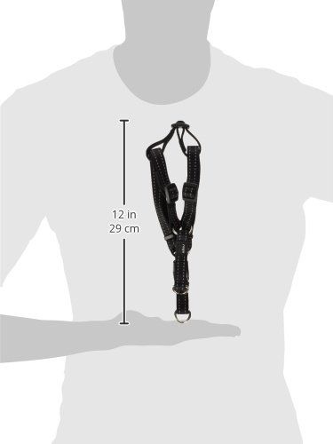 Rogz Snake Reflective Nylon Step-in Harness Black 16mm