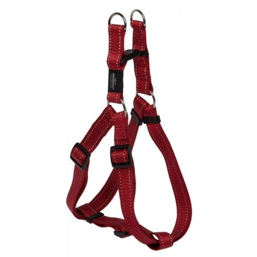 Rogz Utility Extra Large 1 Lumberjack AdjustIle Reflective Dog Step-in-Harness  Red