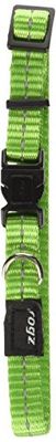 Rogz Utility Small 3/8&quot; Nitelife Side-Release Reflective Dog Collar, Lime