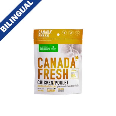 PetKind Canada Fresh Chicken AirDried Nutritious Cat Trts 3oz