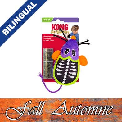 Kong® HALLOWEEN Refillables Skeleton Mouse Cat Toy