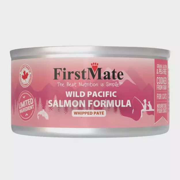 FirstMate Grain Free LID Salmon Cat Can 156g