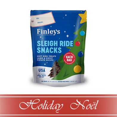 Finley's Sleigh Ride Snacks Lamb &amp; Sweet Potato Recipe Soft Dog Treats 6oz