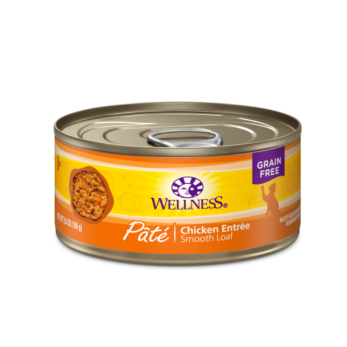 Wellness Complete Health Chicken Entree Flavor Pate Wet Cat Food  3 oz. Cans (24 Count)
