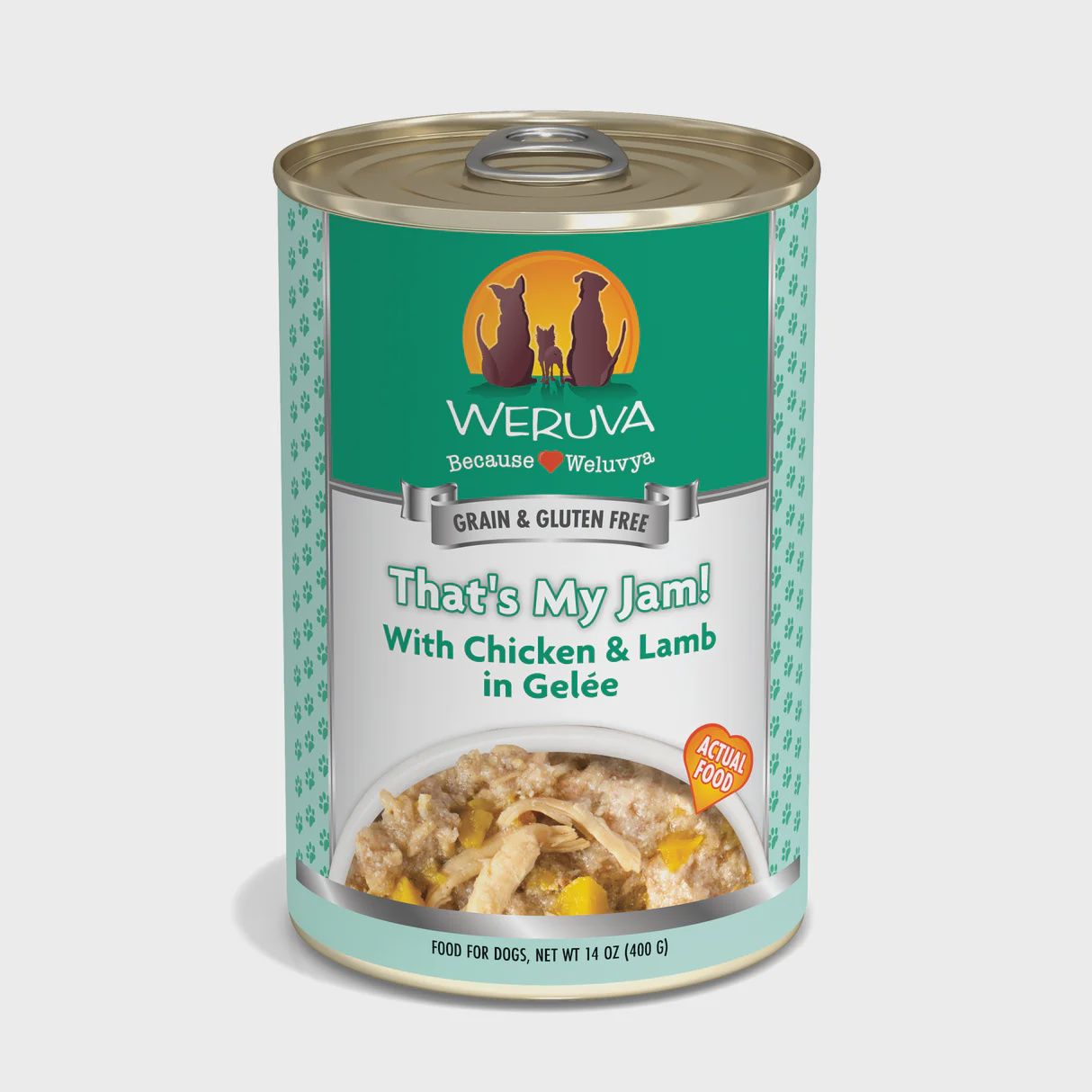 Weruva Classic Dog  That&#39;s My Jam! Chicken &amp; Lamb in Gelée