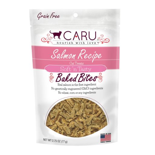 Caru Soft  n Tasty Salmon Recipe Baked Bars Cat Treats - 3.0 oz