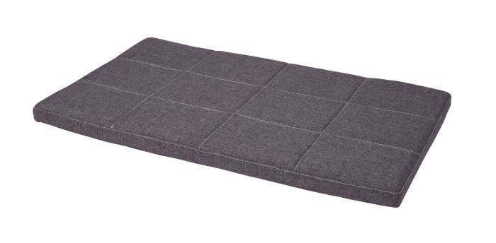 Bud&#39;Z Comfort Flat Bed Grey Dog 41x26x2in 1pc