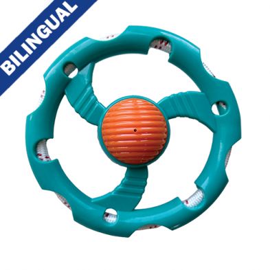 foufouBRANDS™ fouFIT™ Hide 'n Seek Tug-O-Rope Ring Dog Toy