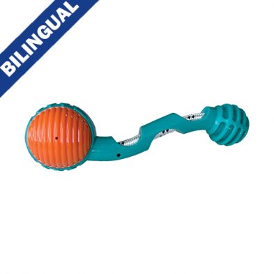 foufouBRANDS™ fouFIT™ Hide 'n Seek Tug-O-Rope Stick Dog Toy